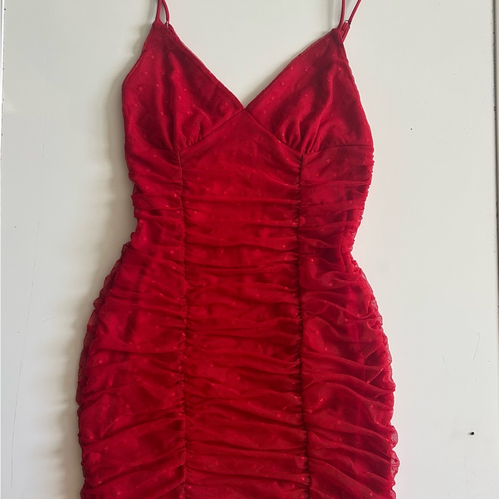Lucy in the Sky Scarlet Mini Dress